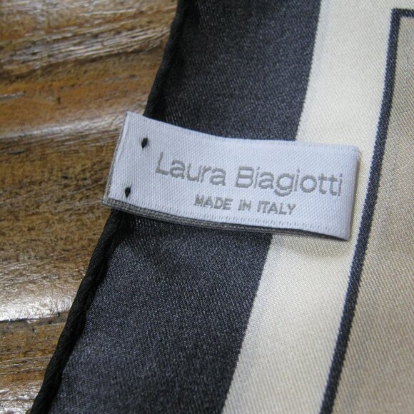 Vintage Laura  Biagiotti 1005 Silk Scarf - Picture 2 of 6